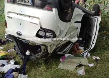 கார் கவிழ்ந்து விபத்தில் சிறுவன் உயிரிழப்பு