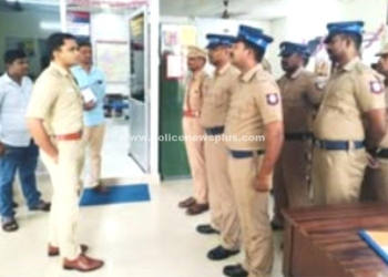 டி.எஸ்.பி அலுவலகத்தில் எஸ்.பி ஆய்வு