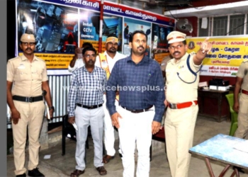 சோதனைச் சாவடியில் மாவட்ட ஆட்சியர் மற்றும் எஸ்.பி ஆய்வு