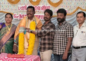 காவலருக்கு பணி நிறைவு பாராட்டு விழா