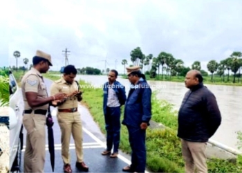 மழை வெள்ள முன்னெச்சரிக்கை குறித்து ஆய்வு