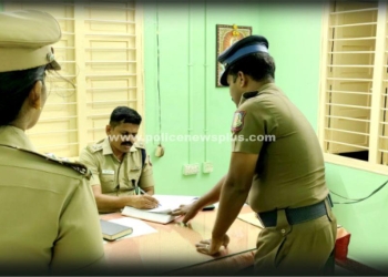 இலத்தூர் காவல் நிலையத்தில் எஸ்.பி ஆய்வு