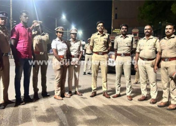 ஆங்கில புத்தாண்டு தினத்தை முன்னிட்டு போலீசார் பாதுகாப்பு பணி