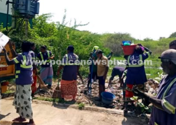 ஆய்வு மேற்கொண்ட மாவட்ட காவல் கண்காணிப்பாளர் அவர்கள்