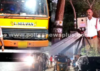 காவல்துறையின் விபத்து முன்னெச்சரிக்கை நடவடிக்கைகள்