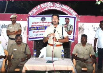 இளைஞர்களுடன் கலந்துரையாடிய எஸ்.பி