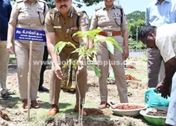 காவல் ஆணையரகம் சார்பில் மரக்கன்று நடும் நிகழ்ச்சி
