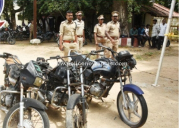 எஸ்.பி தலைமையில் வாகனங்கள் பொது ஏலம்