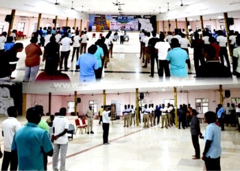 காவலர்களுக்கு மன அழுத்தத்தை போக்க பயிற்சி