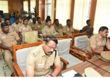 எஸ்.பி தலைமையில் மாதாந்திர குற்ற ஆய்வுக் கூட்டம்