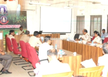 S.P தலைமையில் மாதாந்திர குற்ற கலந்தாய்வு கூட்டம்