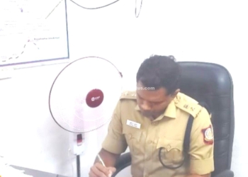 தட்டார்மடம் காவல் நிலையத்தில் எஸ்.பி ஆய்வு