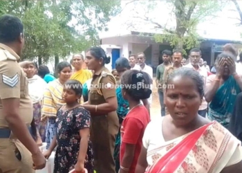 கிராம மக்கள் சாலை மறியலில் ஈடுபட்டதால் பரபரப்பு