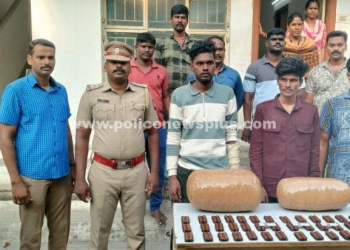 போதை மாத்திரை கடத்திய 2 பேர் கைது