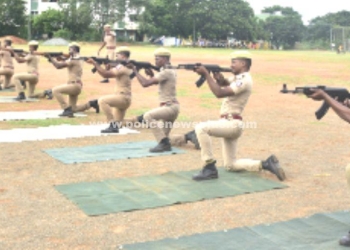 ஆயுதப்படை காவலர்களுக்கு இரண்டாம் நாள் பயிற்சி வகுப்பு