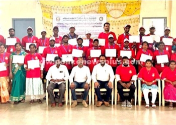 திருவள்ளூர் மாவட்ட நிர்வாகத்தின் சார்பில் பேரிடர் பயிற்சி