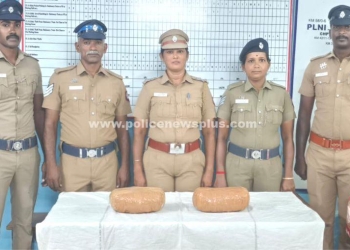 இரயில் நிலையத்தில் 4 கிலோ கஞ்சா பறிமுதல்