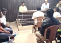 கோட்டாட்சியர் அலுவலகத்தில் அரசியல் கட்சி பிரமுகர்களுக்கு கூட்டம்
