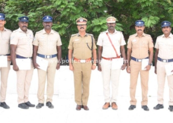 சிறப்பாக பணிபுரிந்த காவல்துறையினருக்கு சான்றிதழ்