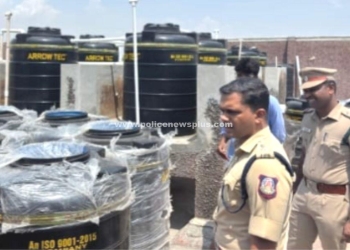 காவலர் குடியிருப்பு பகுதியில் எஸ்.பி ஆய்வு