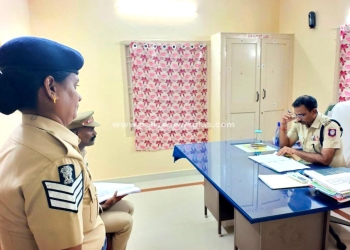 உட்கோட்ட துணை காவல் கண்காணிப்பாளர் அலுவலகத்தில் எஸ்.பி ஆய்வு