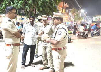 பாதுகாப்பு பணி சம்பந்தமாக காவலர்களுக்கு எஸ்.பி அறிவுரை