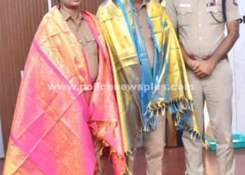 60 ஆயிரம் செலவில் ஐமாஸ் லைட் அமைத்த காவலர் தம்பதியினர்