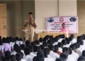 மாணவர்களுக்கு சைபர் கிரைம் பற்றி விழிப்புணர்வு